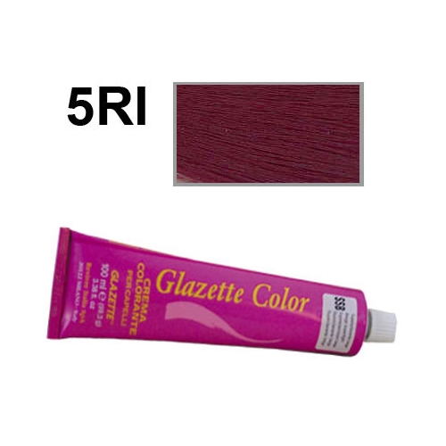 GLAZETTE Color 5RI farba do wł.100ml    intensywny czerwony jasny brąz